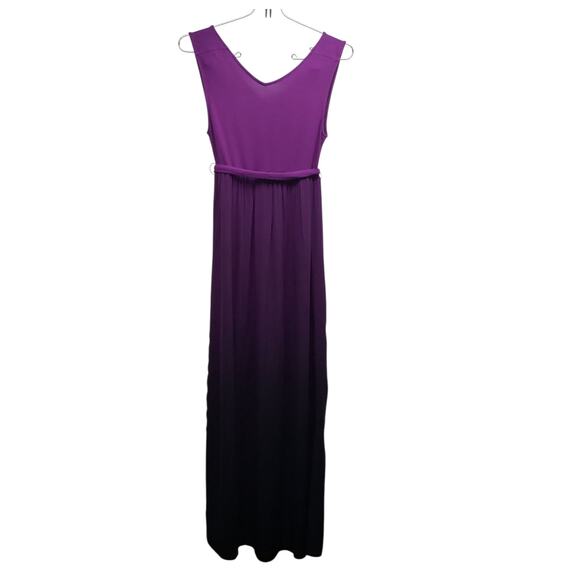 Liz Lange Purple Ombre Maternity Maxi Dress XS/TP Flowy & Chic - Picture 3 of 8